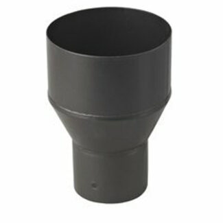 Verloop Ø180F naar Ø100M – Enkelwandig geëmailleerd staal