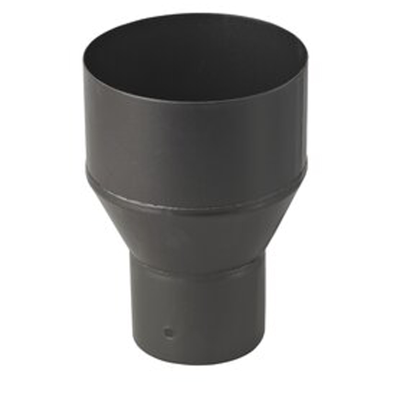 Verloop Ø200F naar Ø150M – Enkelwandig geëmailleerd staal