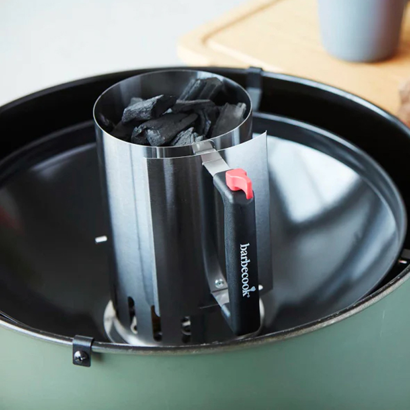 Barbecook houtskoolstarter met safe-drop uit rvs - Afbeelding 4