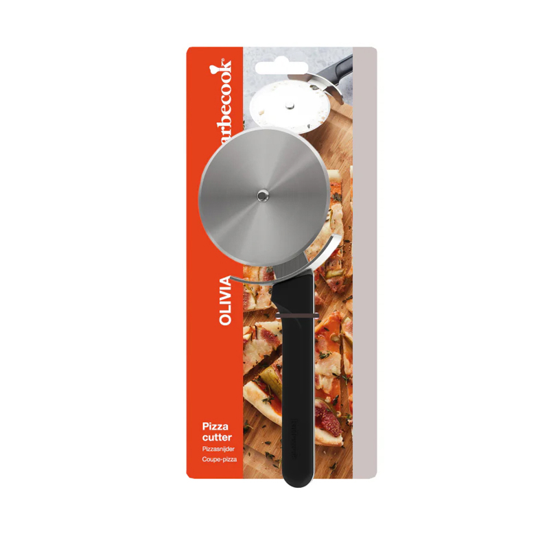 Barbecook Olivia pizza snijder uit rvs zwart - Afbeelding 2