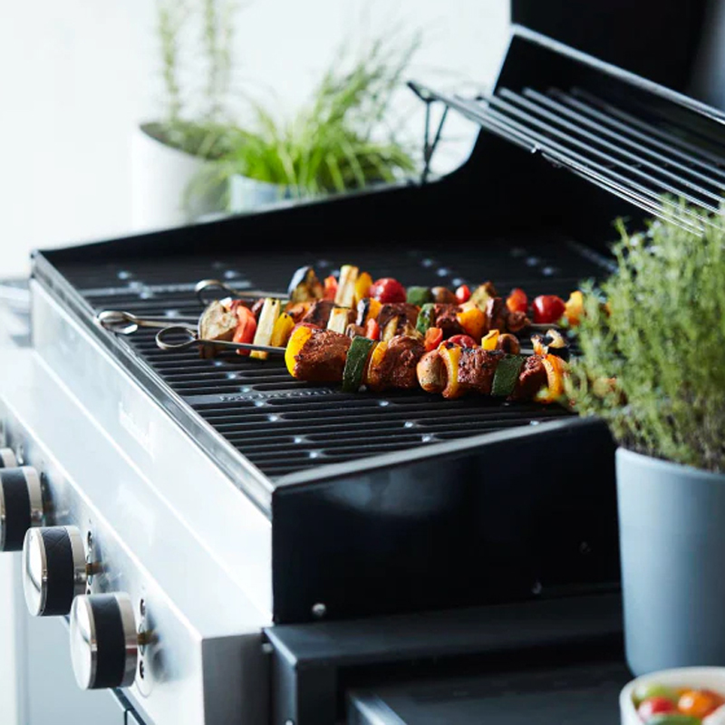 Barbecook set van 10 spiezen uit rvs 33cm - Afbeelding 3