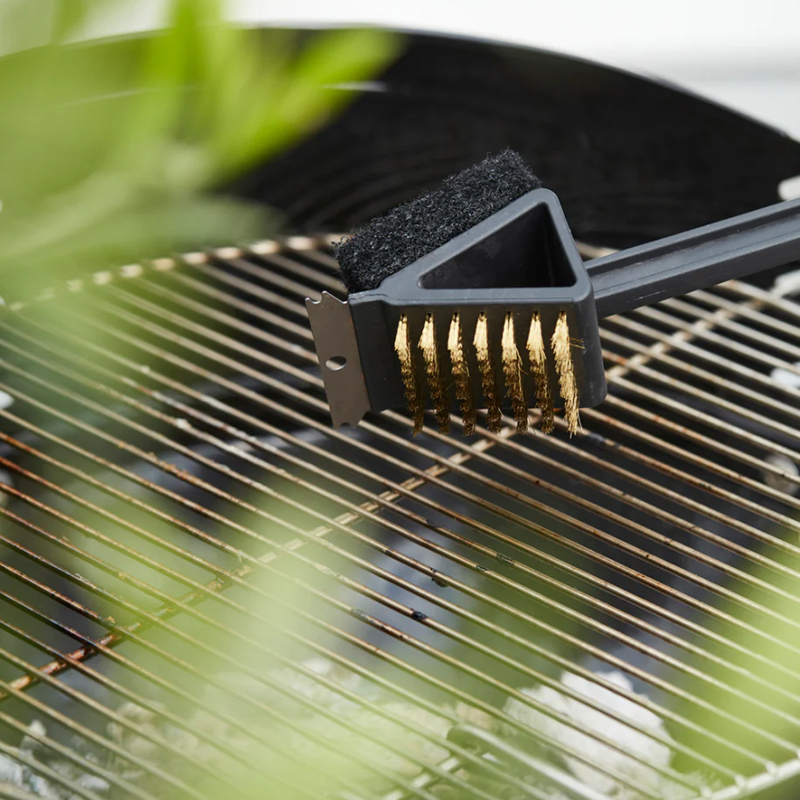 Barbecook 3-in-1 lange borstel zwart - Afbeelding 2