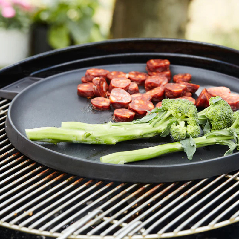 Barbecook houtskoolbarbecue contactplaat uit geëmailleerd gietijzer - Afbeelding 5