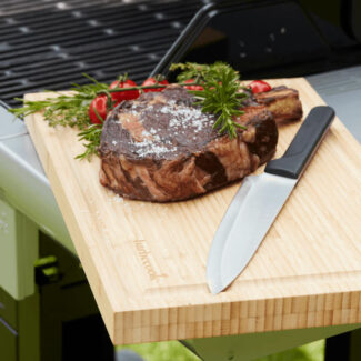 Barbecook Olivia groot chef mes uit rvs zwart