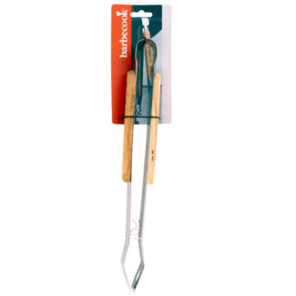 Barbecook tang uit rvs en hout