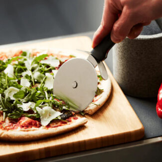 Barbecook Olivia pizza snijder uit rvs zwart