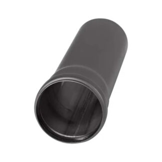 Pijp Ø80 mm – 25 cm – Pelletkachelafvoer – Zwart staal