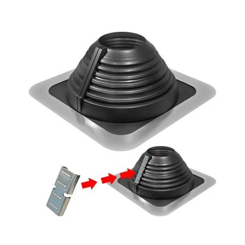 Flexibele dakdoorvoer dakhelling 0-45° combi EPDM 180-330 mm zwart