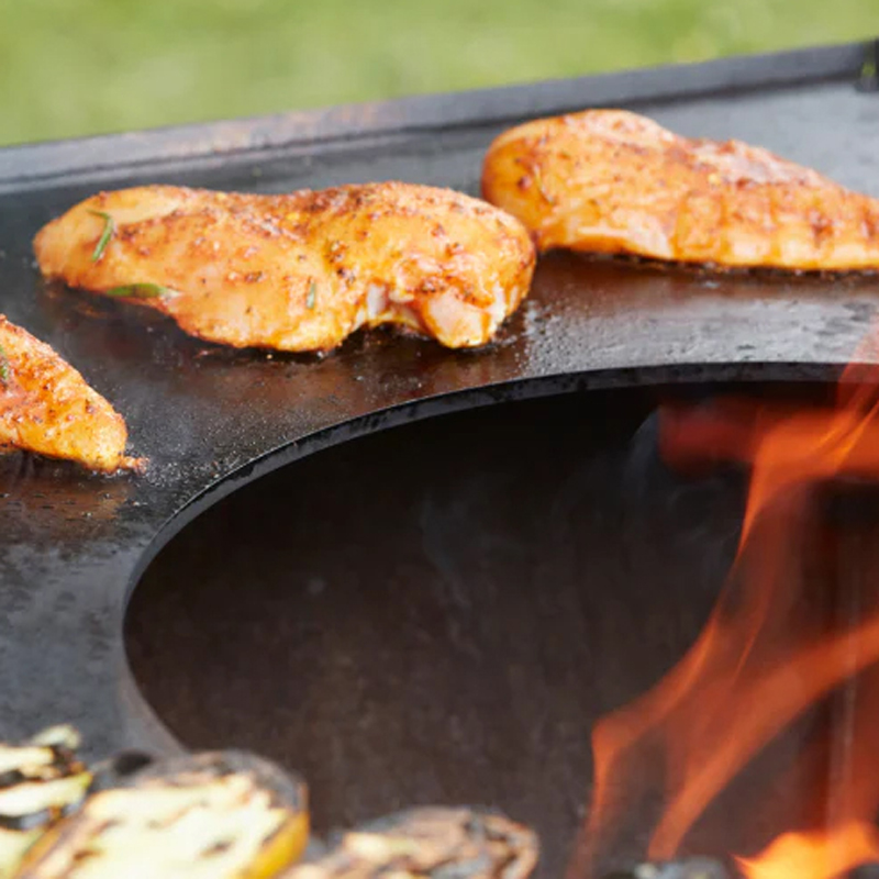 Barbecook Nestor Original houtbarbecue uit staal zwart 92x82x101cm - Afbeelding 6