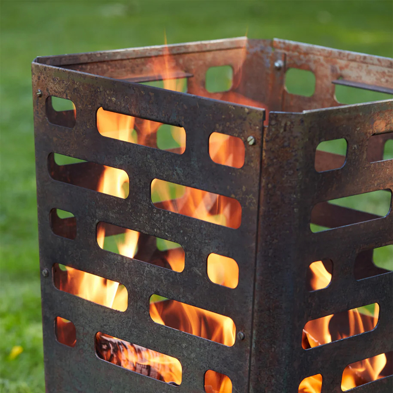 Barbecook Jill vuurkorf uit cortenstaal 38x38x55cm - Afbeelding 5