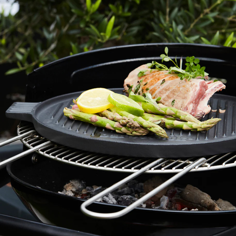 Barbecook houtskoolbarbecue contactplaat uit geëmailleerd gietijzer - Afbeelding 7