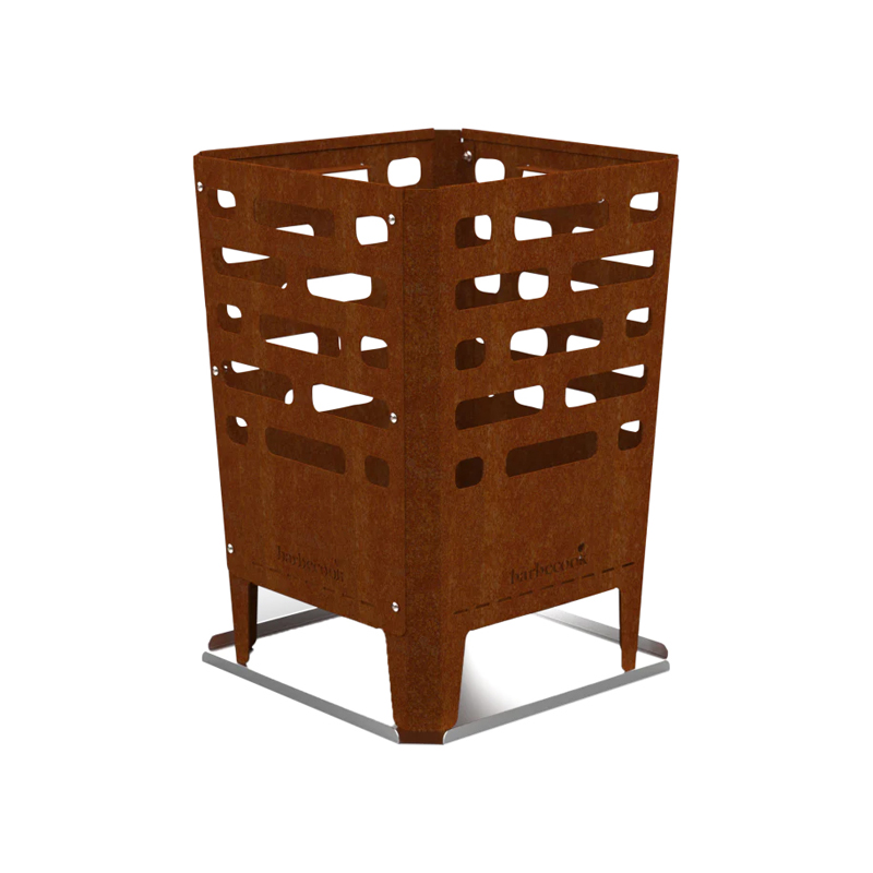 Barbecook Jill vuurkorf uit cortenstaal 38x38x55cm