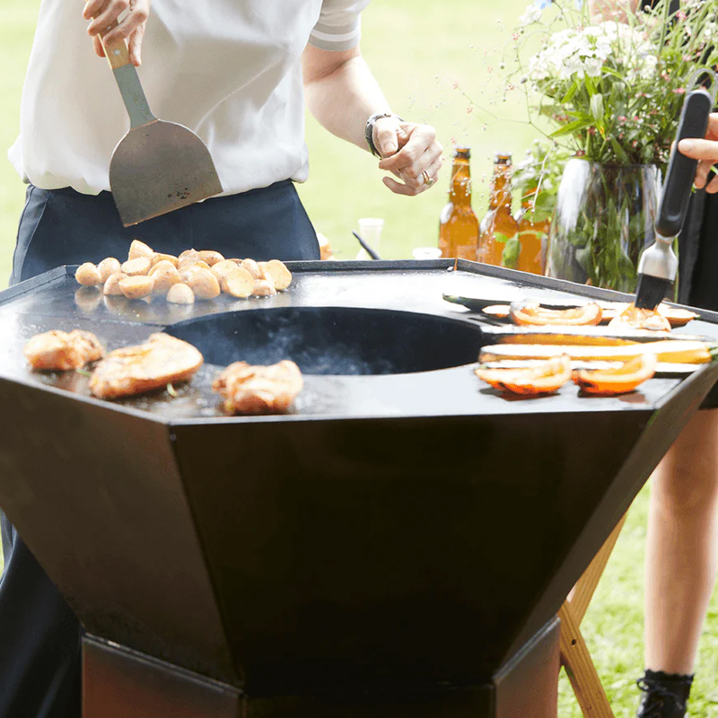 Barbecook Nestor Original houtbarbecue uit staal zwart 92x82x101cm - Afbeelding 2